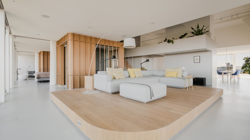 全景顶层公寓 ，荷兰， Bureau Fraai