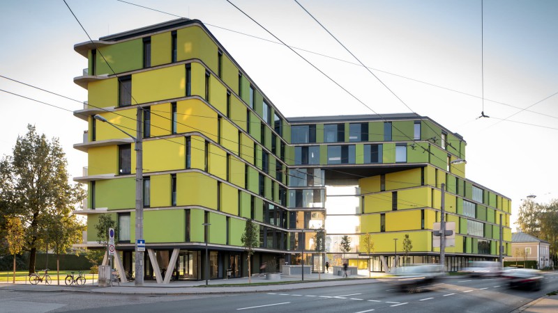 Stadt Park Lehen 住宅楼 ，奥地利， Martin Oberascher & Partner Architekten ZT GmbH + PLOV ZT GmbH