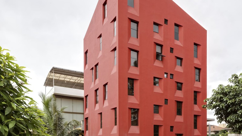 Stacked 学生公寓，印度，Thirdspace Architecture Studio
