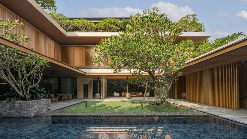 忘记时间的房子 ，新加坡， Wallflower Architecture + Design