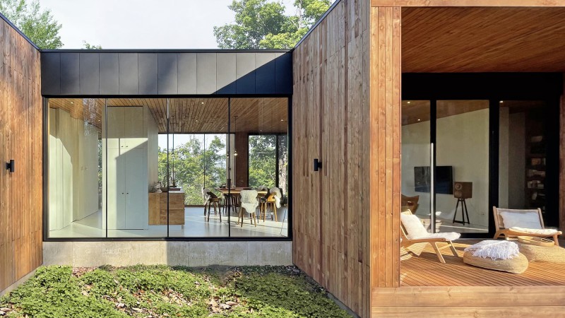 La Cadrée Perchée 住宅 ，加拿大， L' Empreinte Design Architecture