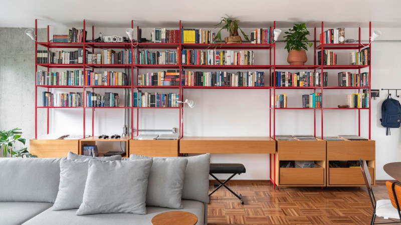 Bookshelf 公寓，巴西， COTA760