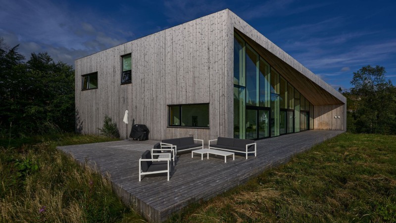 Grimseiddalen 别墅 ，挪威， Saunders Architecture