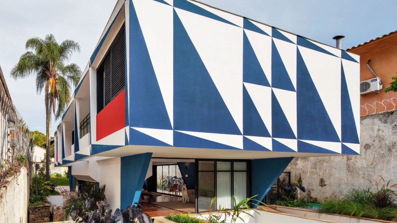 Casa dos Triângulos 修复 ，巴西， Metrópole Arquitetos