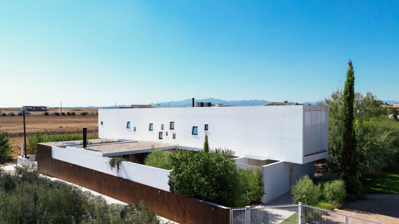 带庭院的房子 ，塞浦路斯，Christos Pavlou Architecture