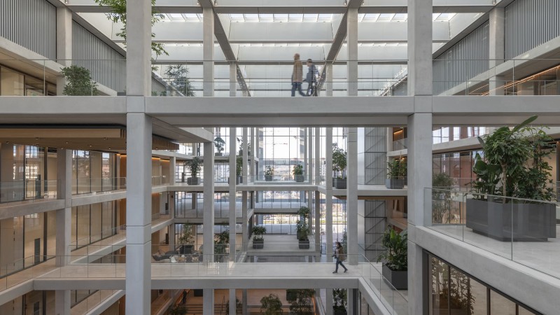 ICÔNE 协作办公综合体 ，卢森堡， Foster + Partners