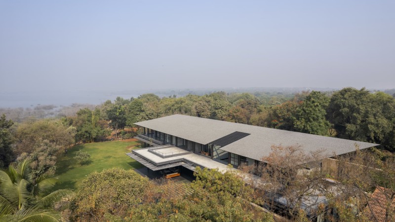 Lake Shore 之家，印度，SPASM Design Architects