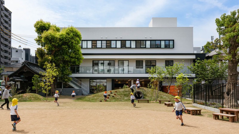 RJ Nursery ，日本， HIBINOSEKKEI + Youji no Shiro + Kids Design Labo