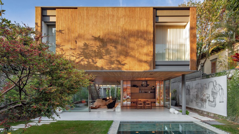 桁架住宅 ，巴西， Terra Capobianco + Galeria Arquitetos