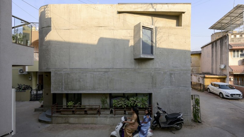 一个适度的房子 ,印度， inpractice