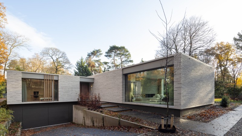 隐藏在绿树丛中的房子 ，荷兰， Engel Architecten