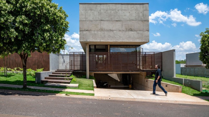 U 宅，巴西， Caio Persighini Arquitetura