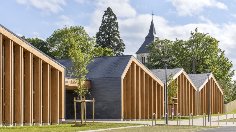 Les Coteaux Fleuris 学校，法国，HEMAA Architectes + Hesters Oyon