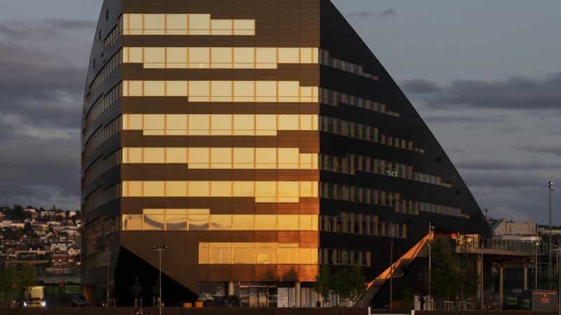 Brattørkaia 发电站，挪威， Snøhetta