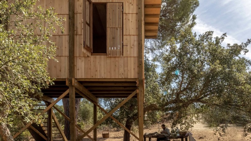 Columba 树屋，葡萄牙，Madeiguincho