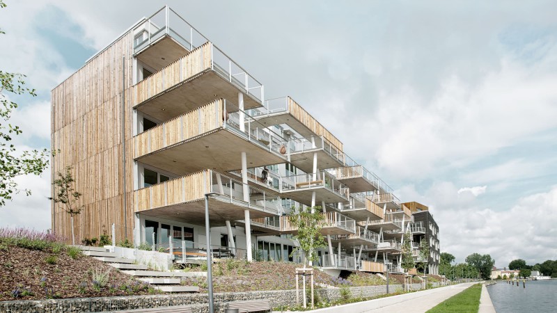 Footbridge on the water 住宅楼，德国， LOVE architecture and urbanism