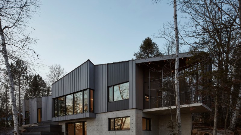 Les Pointes 住宅，加拿大，Ghoche Architecte