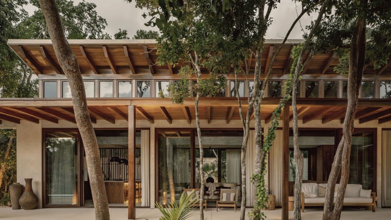 Tropical 之家，墨西哥， Jaque Studio