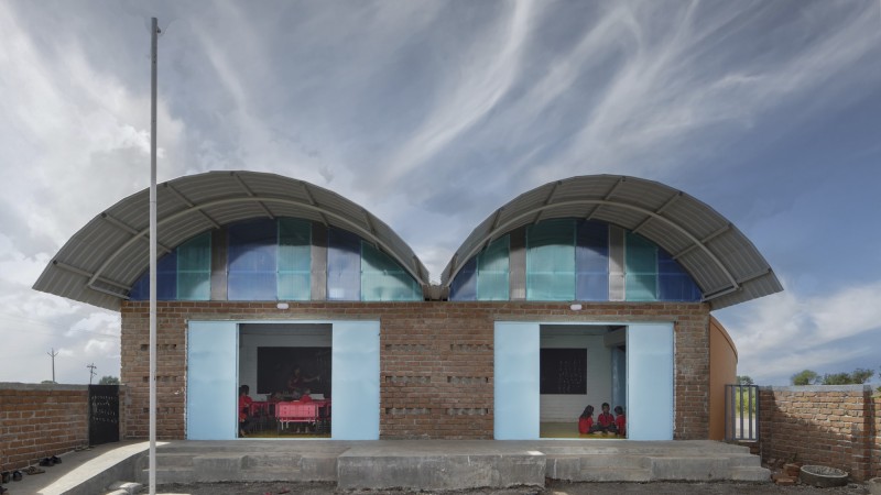 Vaulted 学校，印度，Craft Narrative