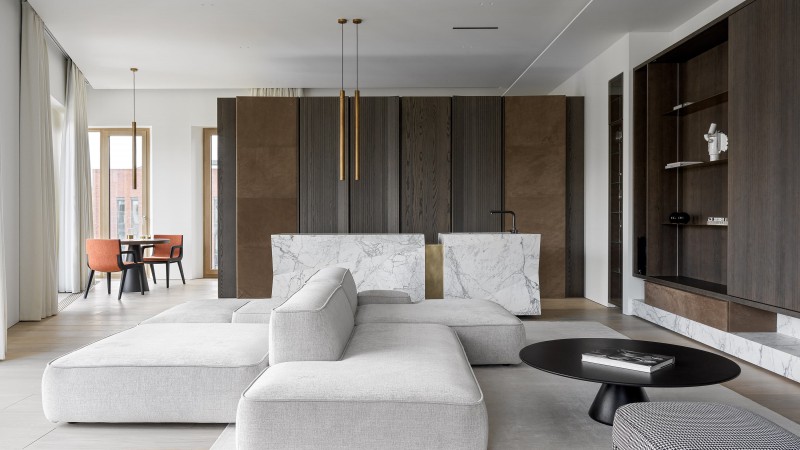 SADOVIE KVARTALI 公寓，莫斯科，Babayants Architects