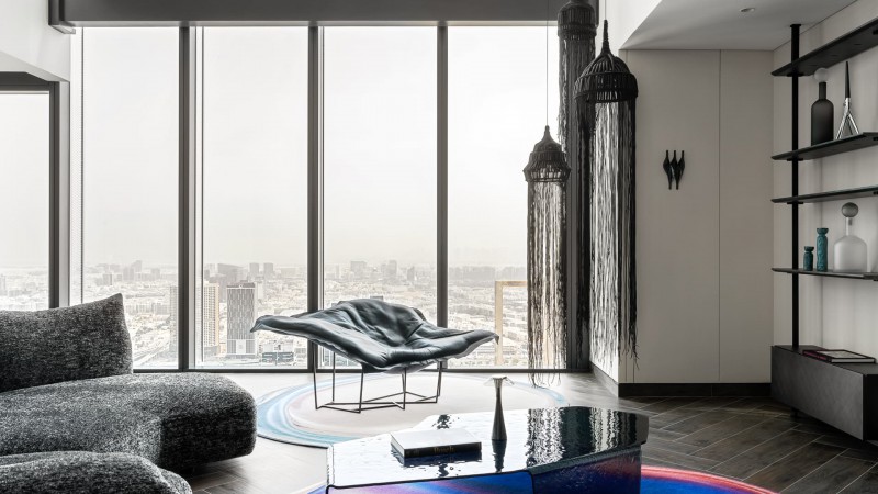 现代复式公寓，迪拜，Elena Rybalkina